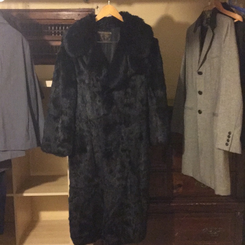 Alexander’s wife world of fashion Rabbit coat